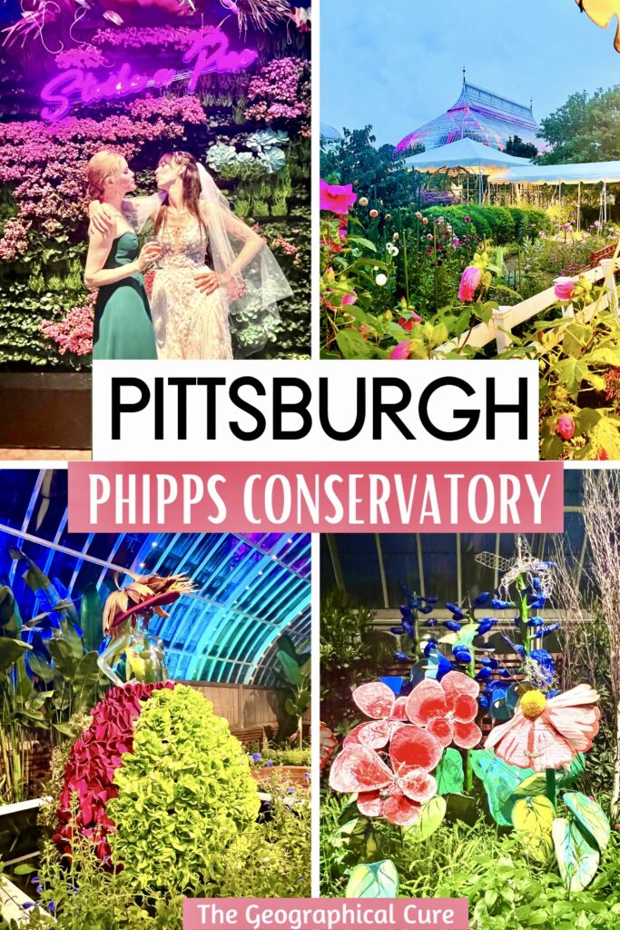 Pinterest pin for guide to Phipps Conservatory