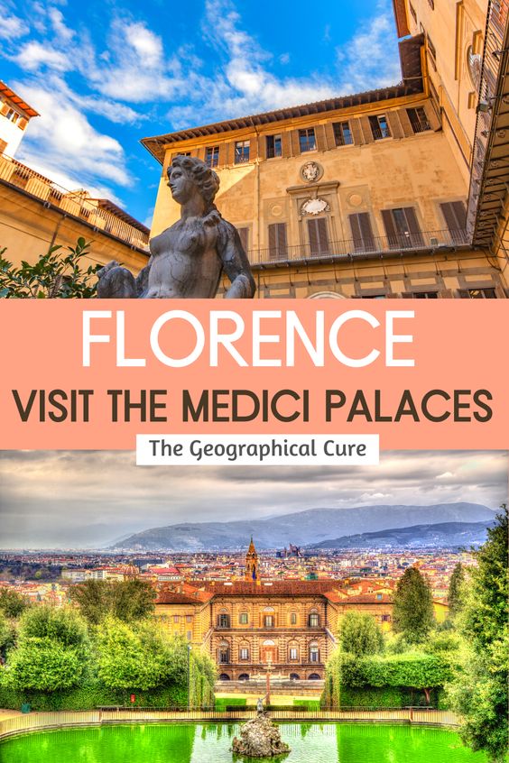 Pinterest pin for guide to the Medici Palaces in Florence