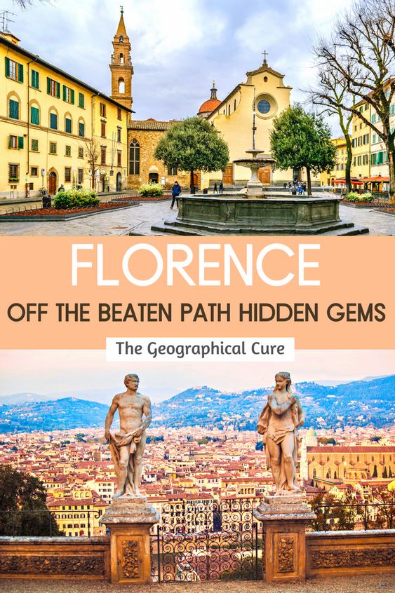 Pinterest pin for hidden gems in Florence