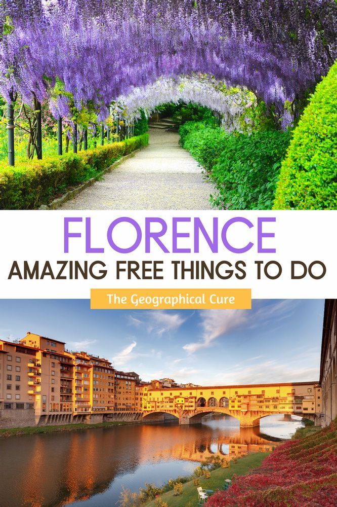 Pinterest pin for best free things to do in Florence