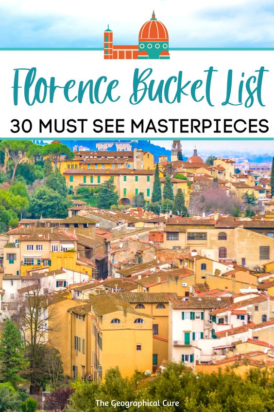 guide to the masterpieces of Florence
