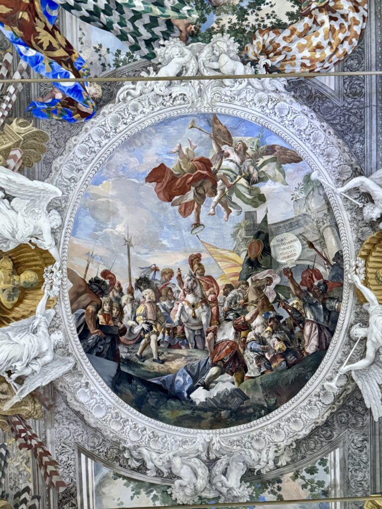 frescos in the Great Hall