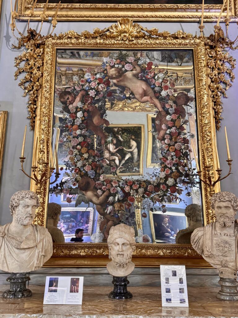 gorgeous painted mirror