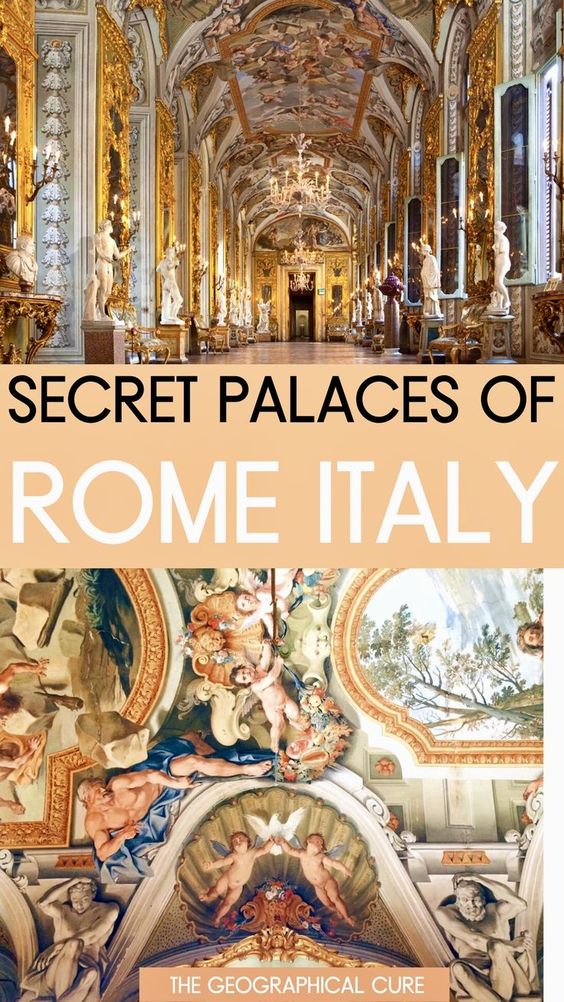 Pinterest pin for guide to palace museums in Rome