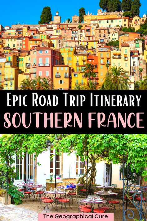 Pinterest pin for 10 days in southern France