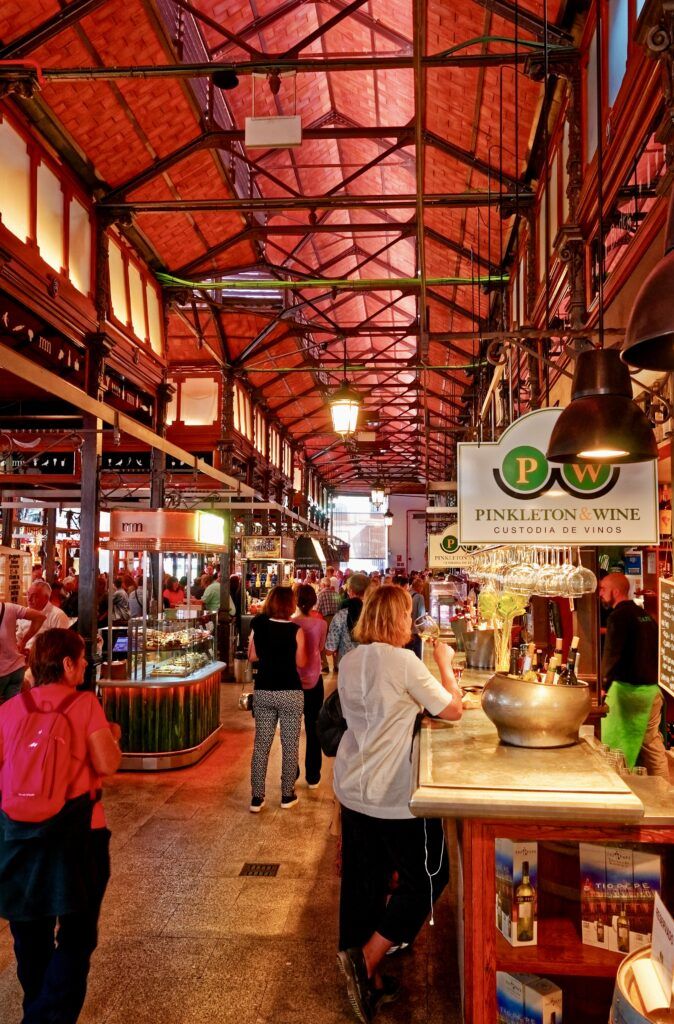 interior of San Miguel Market