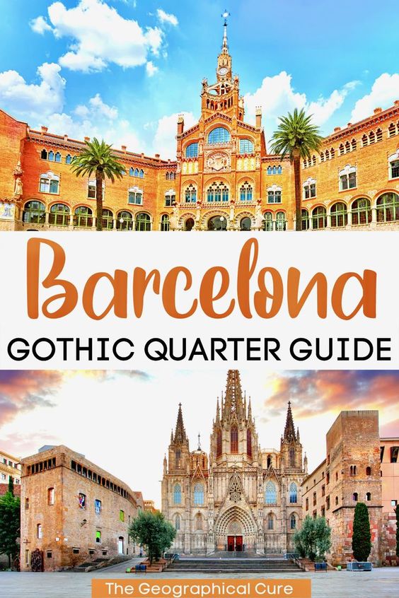 pin for guide to Barcelona's Gothic Quarter