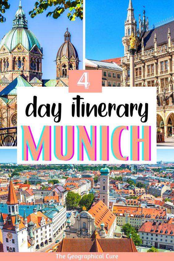 pin for 4 days in Munich itinerary