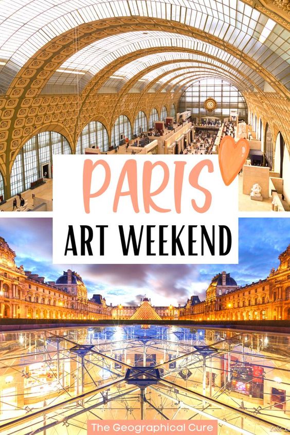 Pinterest pin for 3 days in Paris on the Impressionism trail