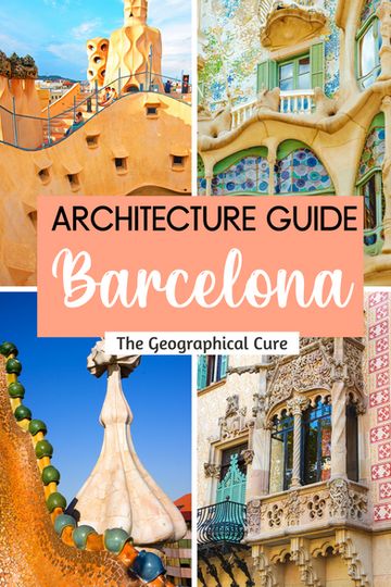 Pinterest pin for architecture in Barcelona