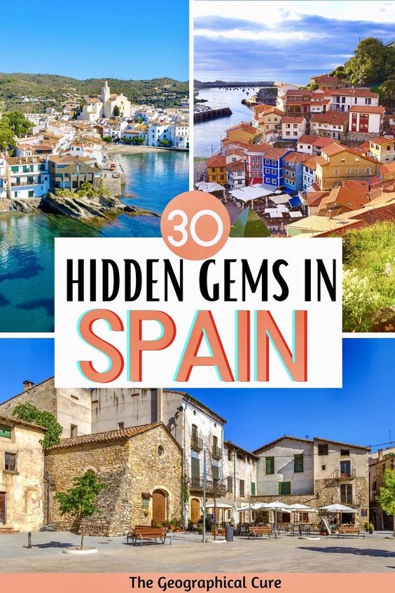 Pinterest pin for hidden gems in Spain