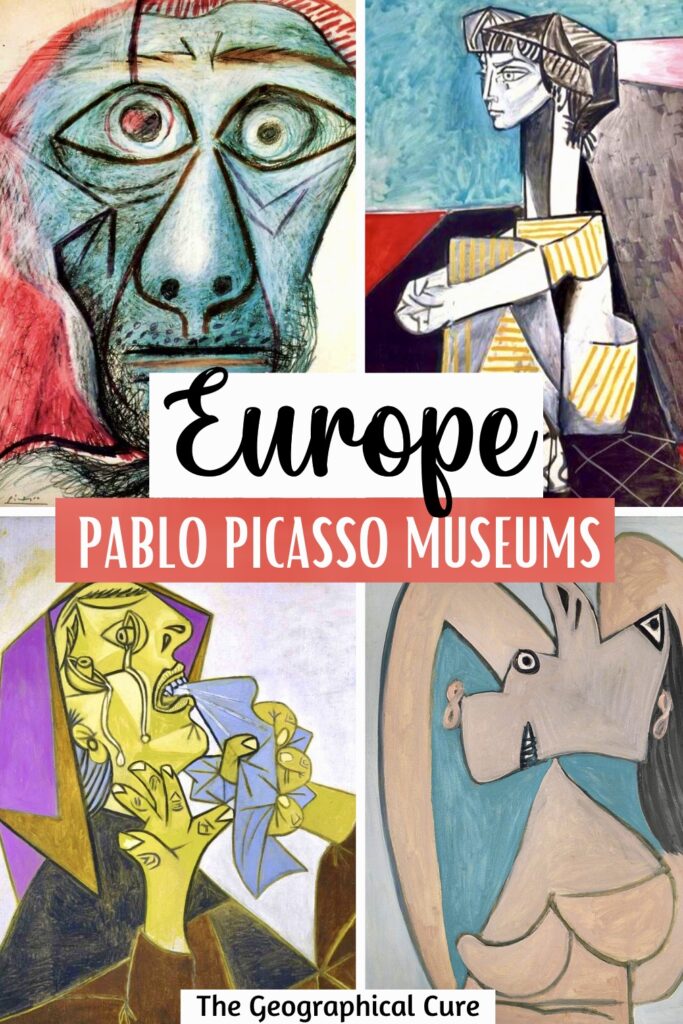 Pinterest pin for guide to Picasso museum in Europe