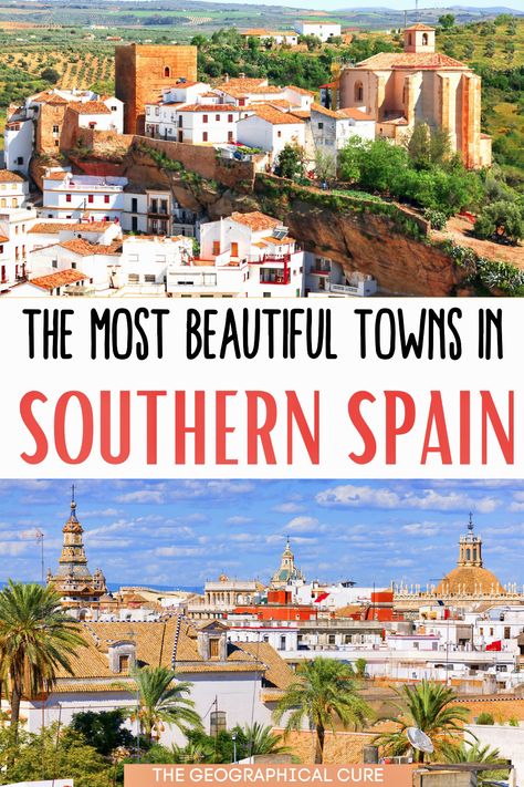 Pinterest pin for beautiful towns in southern Spain