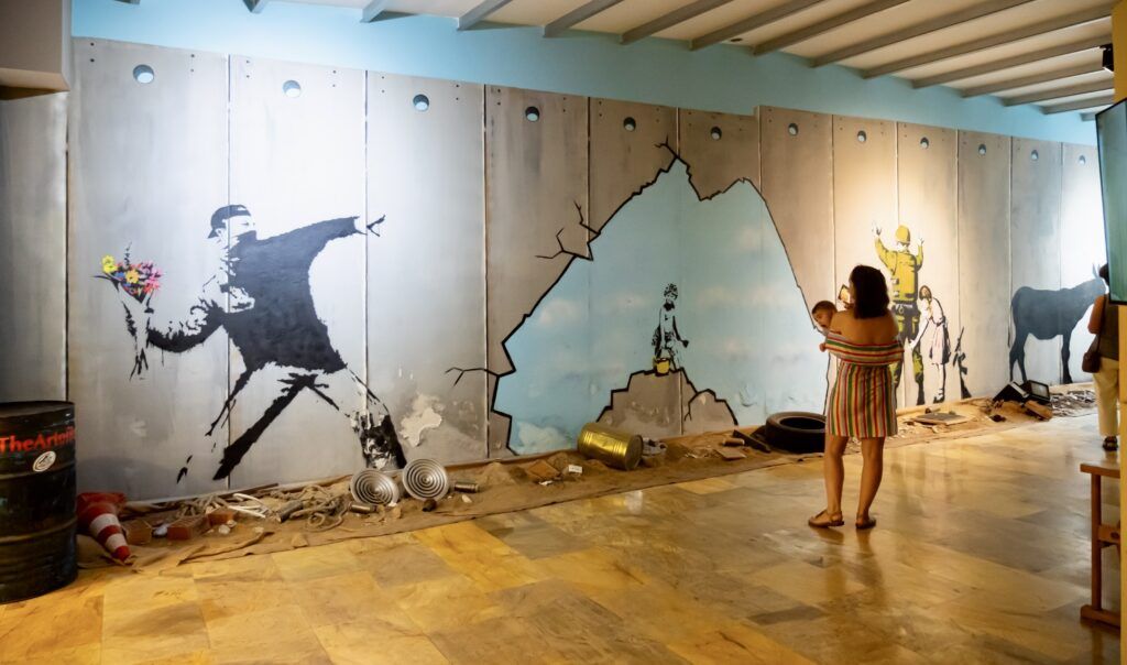 artworks in the Banksy Museum 