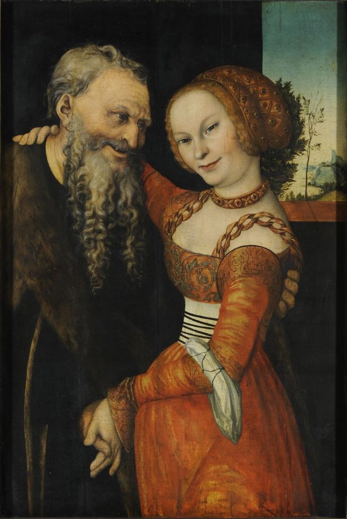 Lucas Cranach, The Unequal Couple, 1530