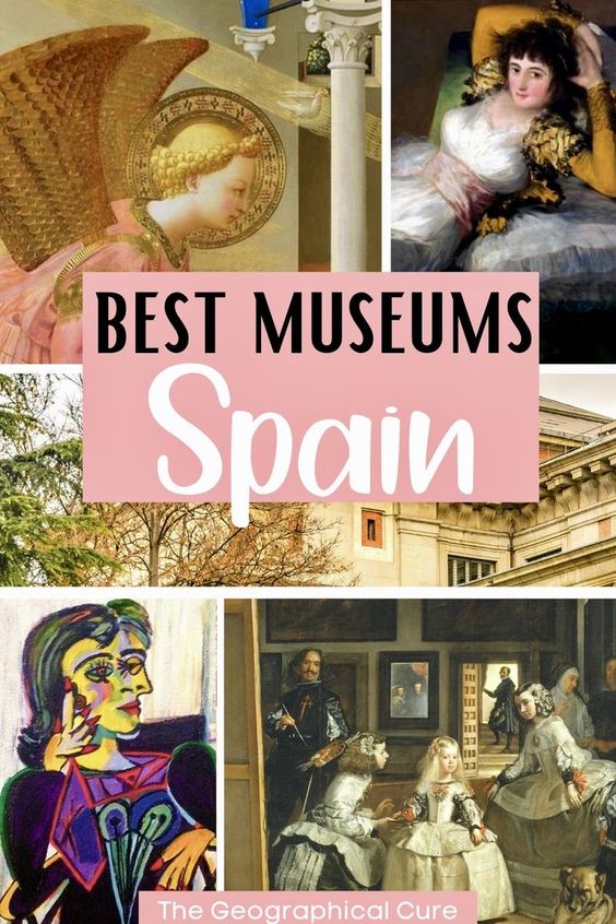 Pinterest pin for the best art museums in Spain