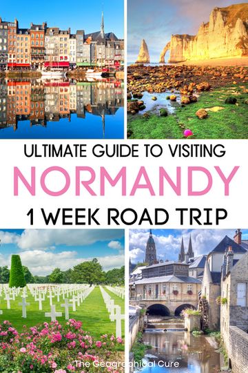 Pinterest pin for one week in Normandy itinerary