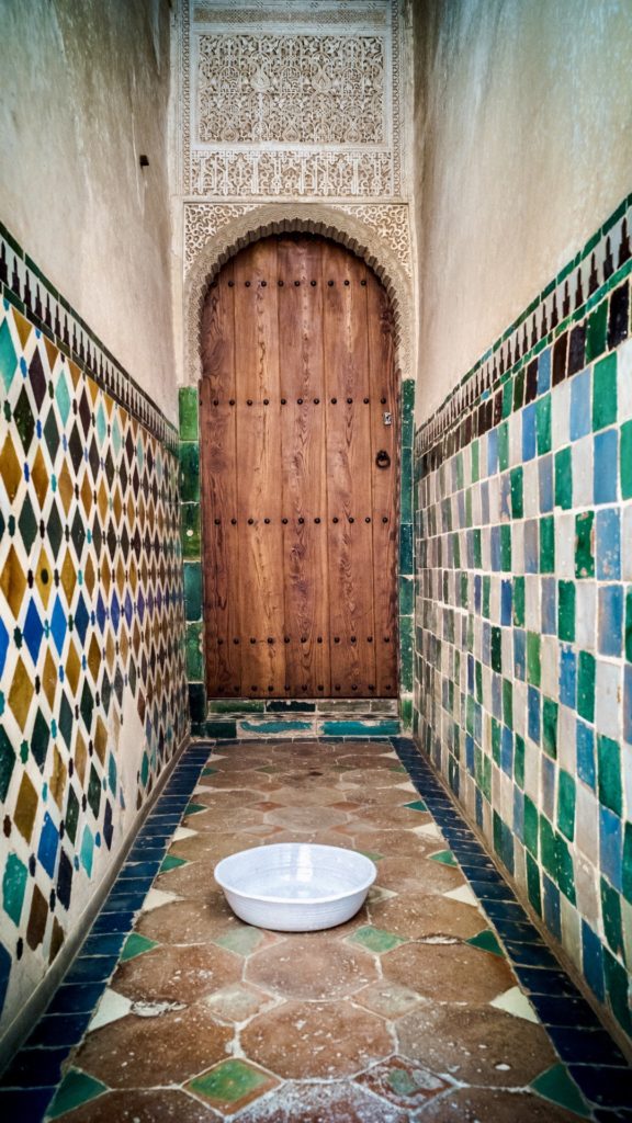 ceramic tiles in the Madrid palace