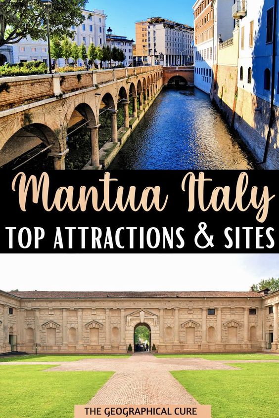 Pinterest pin for top attractions in Mantua
