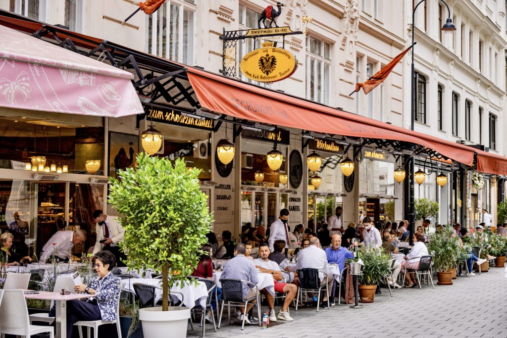 The Black Camel, a famous restaurant in Vienna