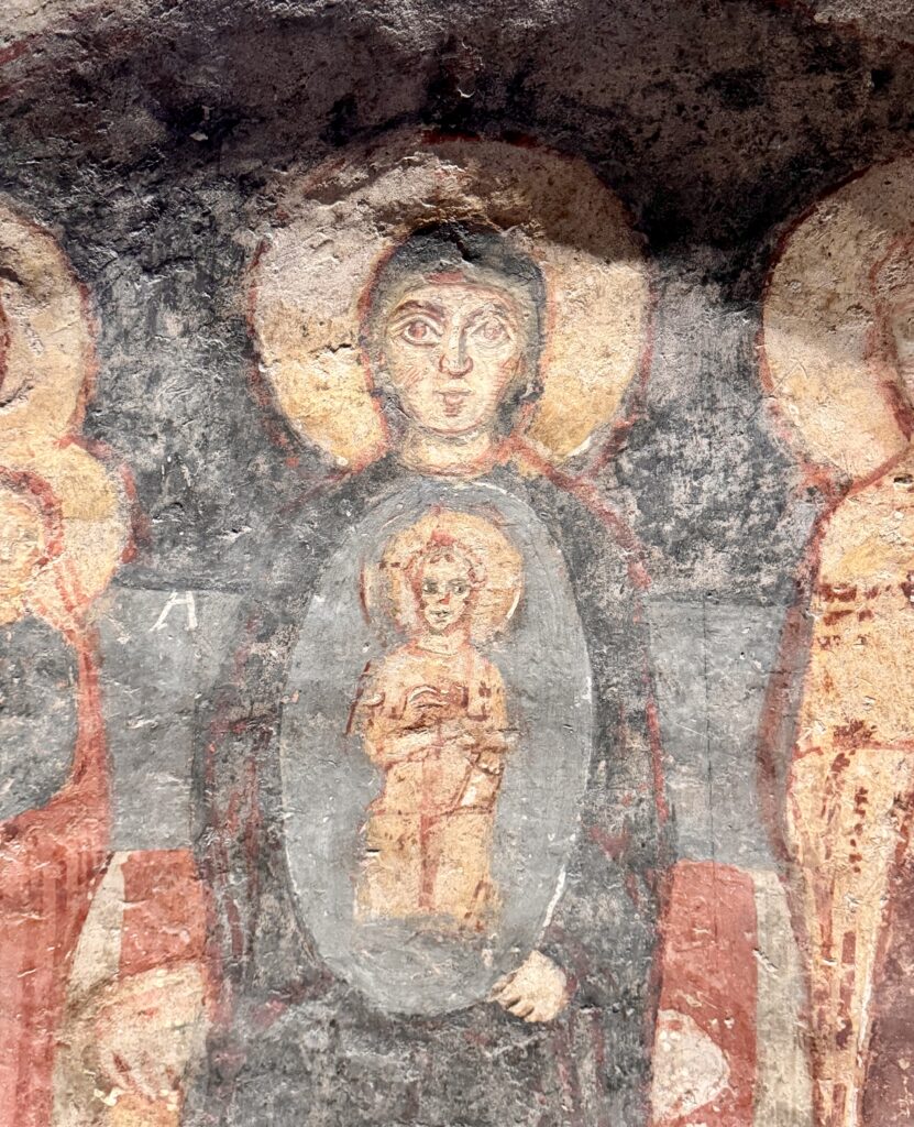 fresco in Santa Maria Antiqua