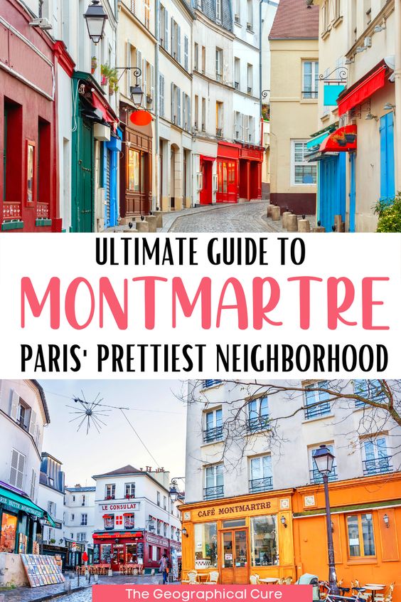 Pinterest pin for guide to the top attractions and best things to do in Montmartre