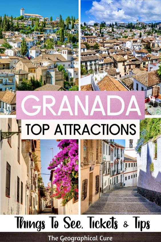 Pinterest pin for what to do in Granada