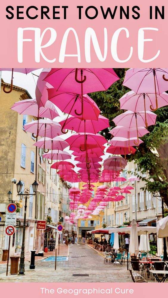 pin for hidden gems in France