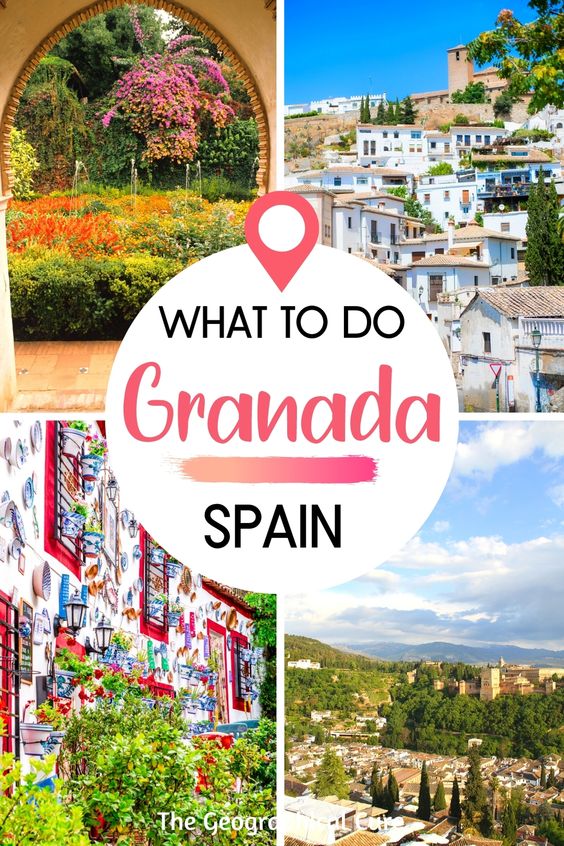 pin for best things to do in Granada Spain