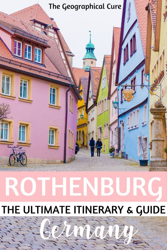 Pinterest pin for guide to Rothenburg ob der Tauber