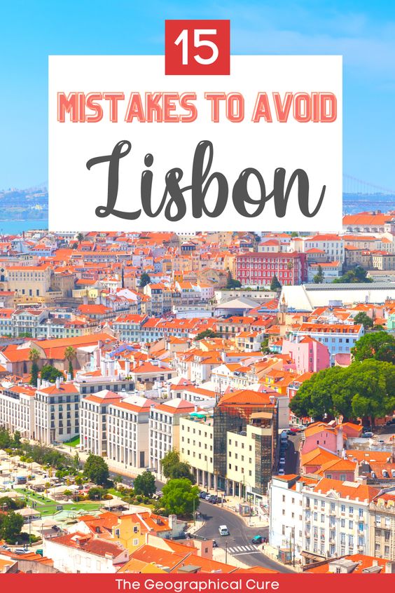 pin for tips for visiting Lisbon