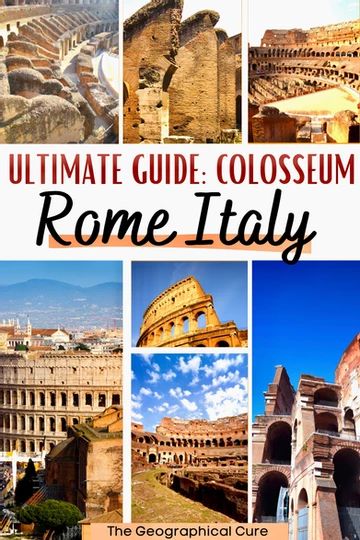 Pinterest pin for guide to Rome's Colosseum