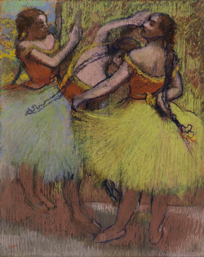 Degas, Three Dancers with Hair in Braids, 1900