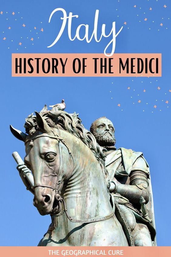 Pinterest pin for history of the Medici