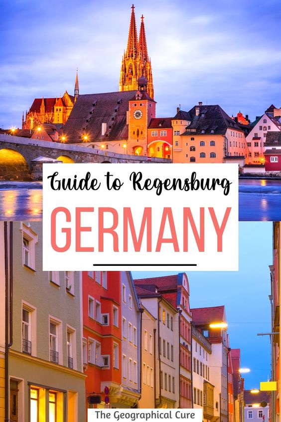 Pinterest pin for top attractions and things to do in Regensburg