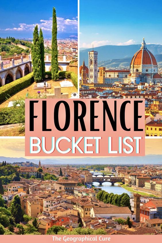 Pinterest pin for top attractions in Florence
