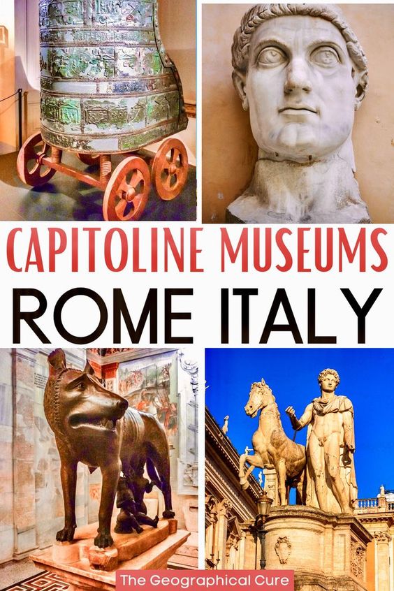 Pinterest pin for guide to the Capitoline Museums