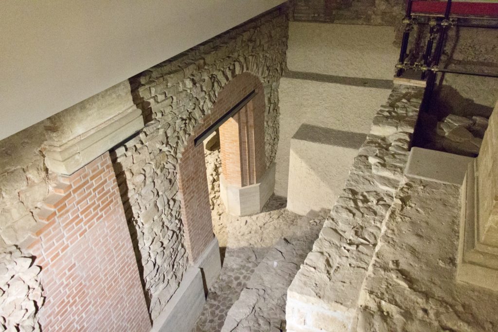 excavations of the Roman Theater of Florentina
