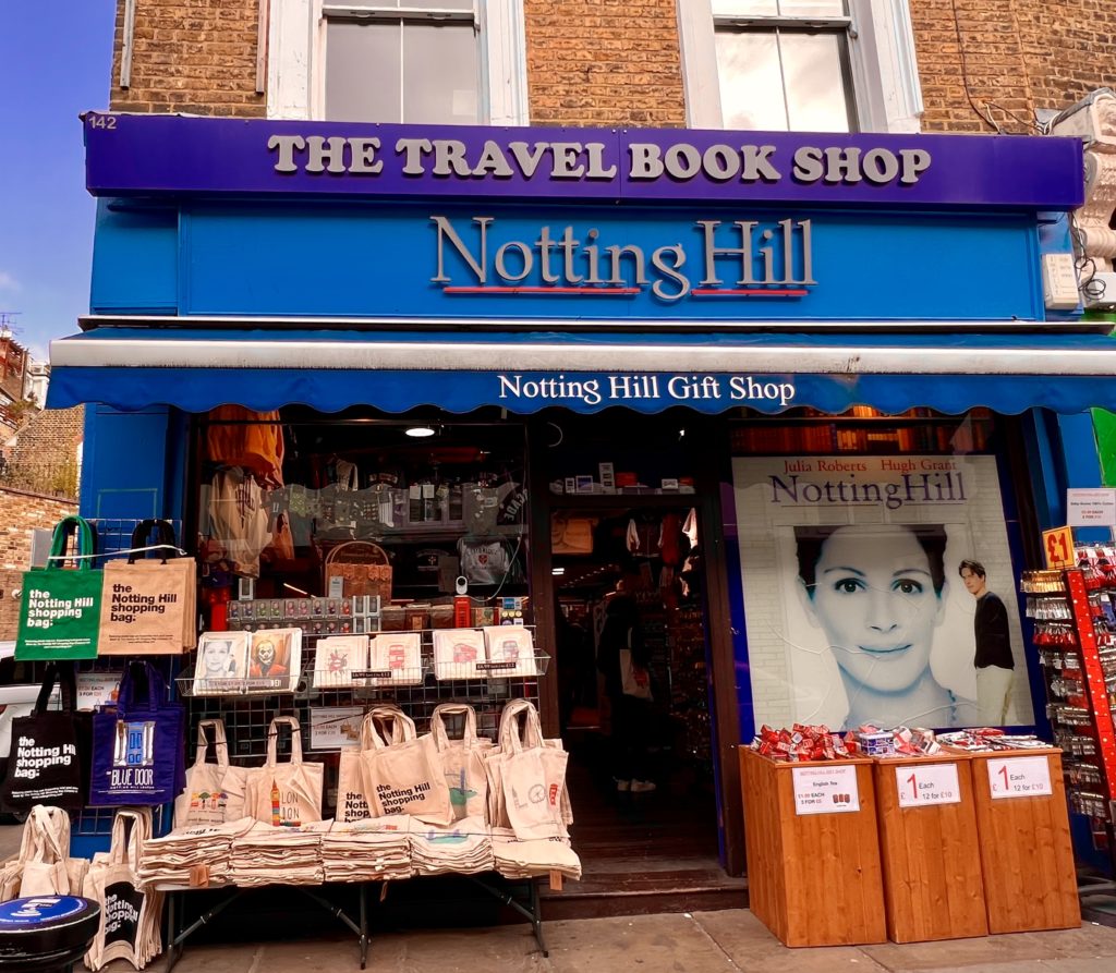 the book shop that appeared in the movie Notting Hill