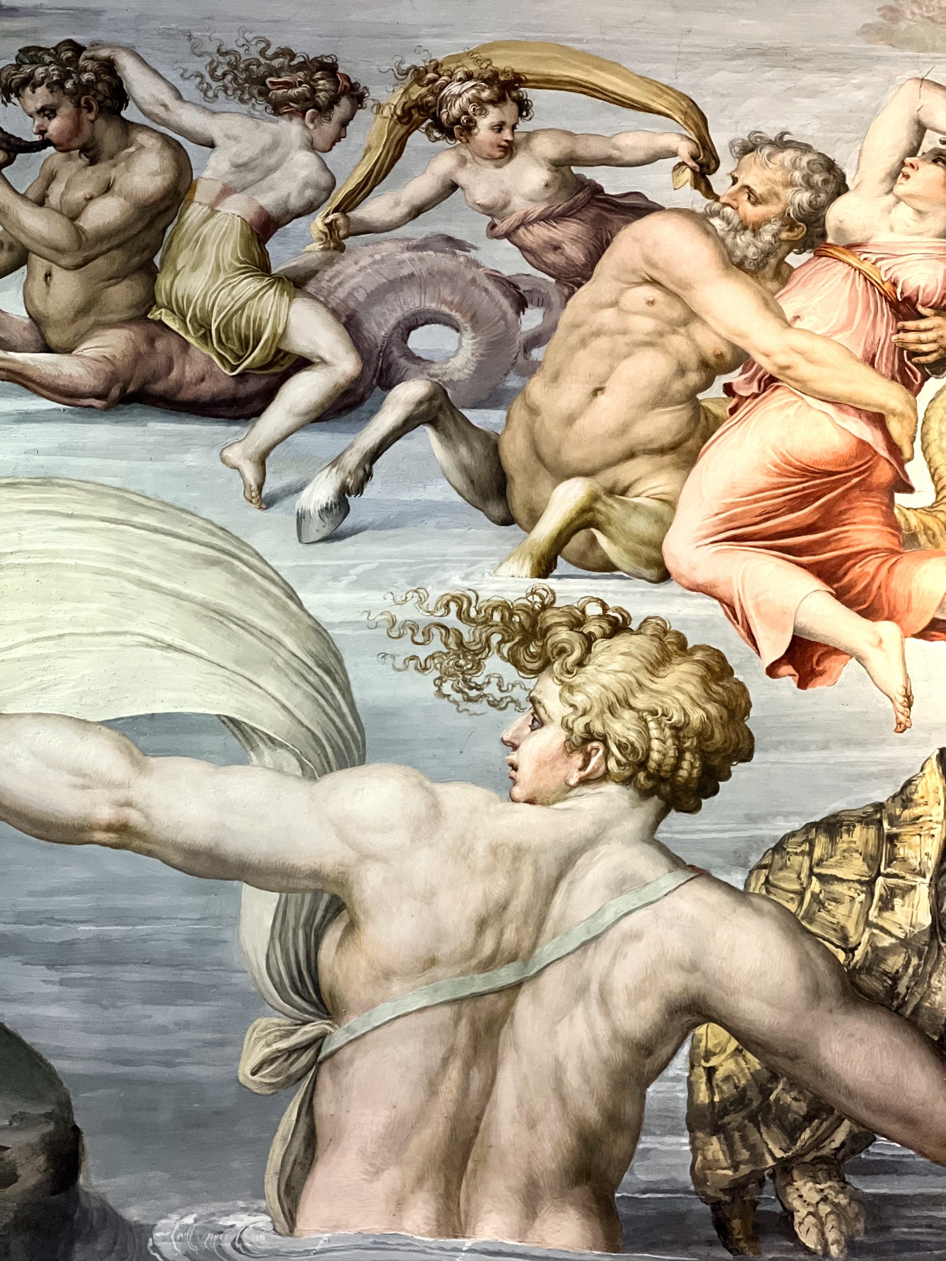 Apollo fresco in the Room of the Elements