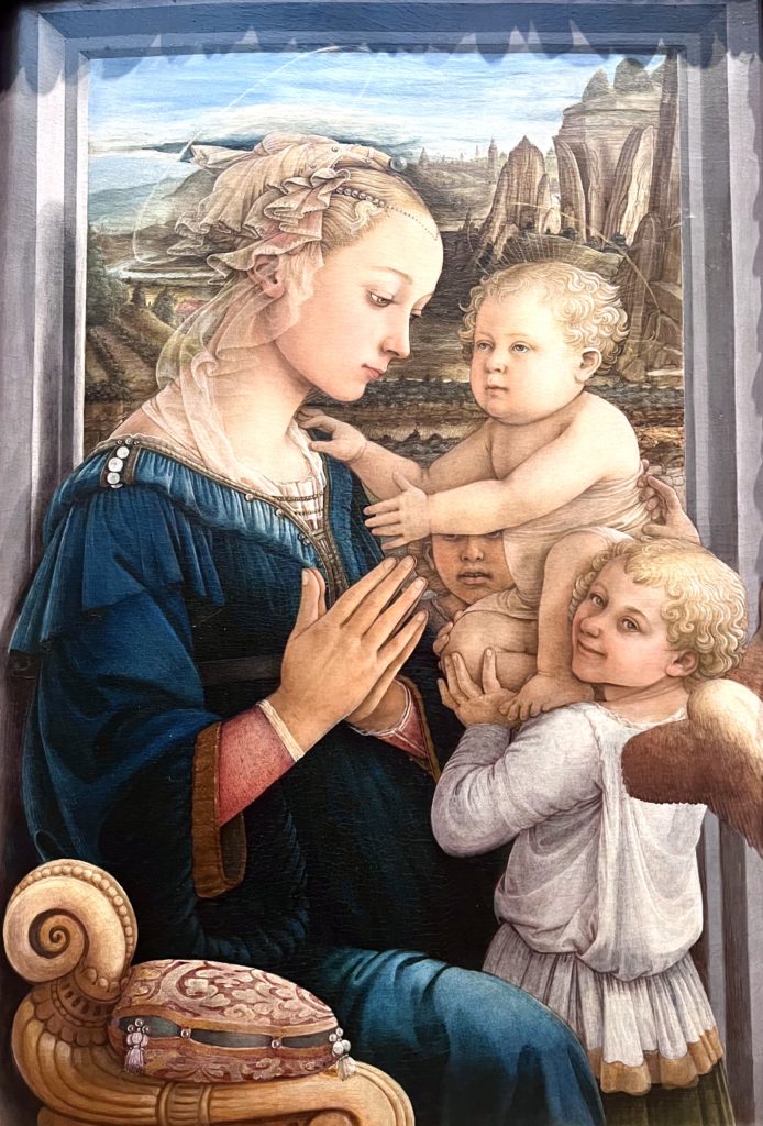 Filippo Lippi, Madonna and Child With Two Angels, 1460-65