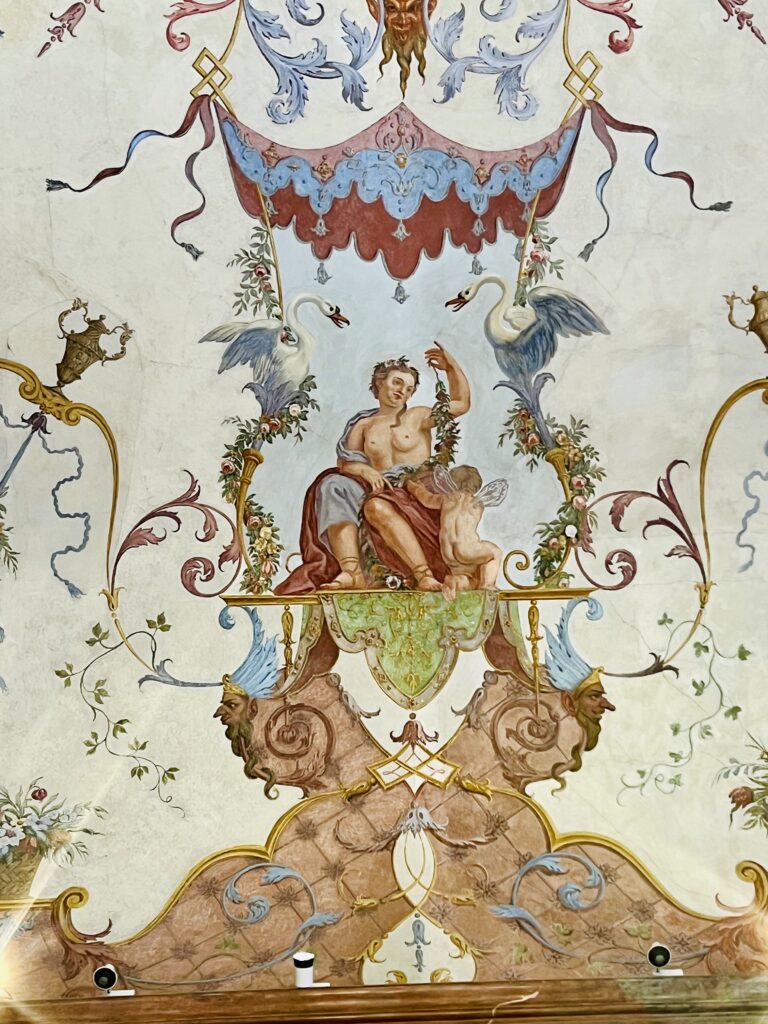 grotesque fresco in the Lower Belvedere