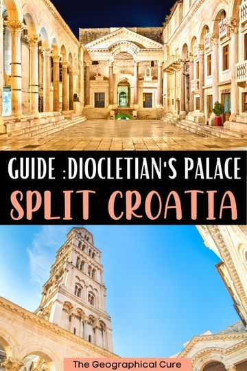 Pinterest pin for guide to Diocletian's Palace