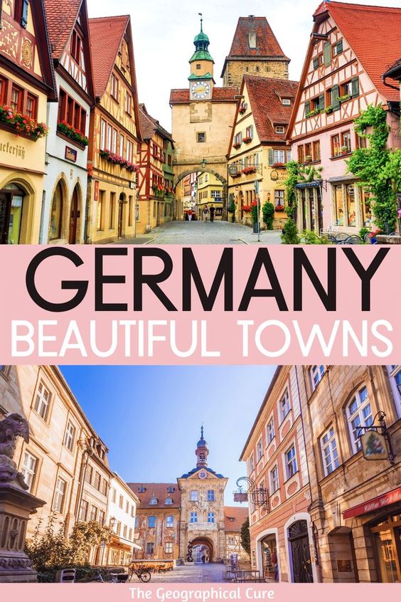 Pinterest pin for beautiful towns in Germany