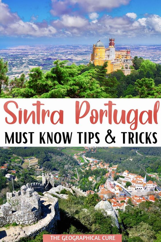 Pinterest pin for tips for visiting Sintra