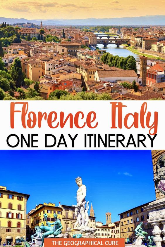 Pinterest pin for one day in Florence itinerary