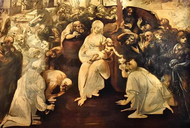 Leonardo's Adoration of the Magi