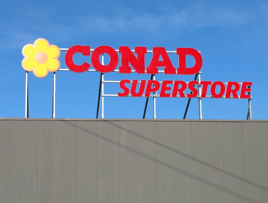 Conad, or grocery store In Italy