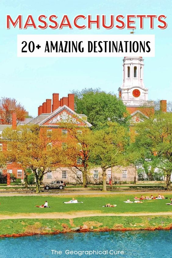 Pinterest pin for guide to the best places to visit in Massachusetts