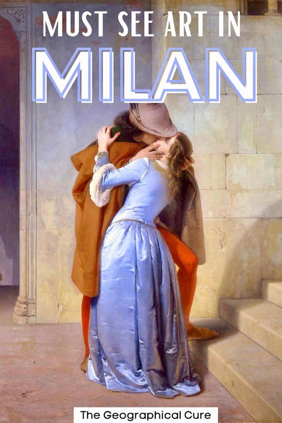 Pinterest pin for best art in Milan